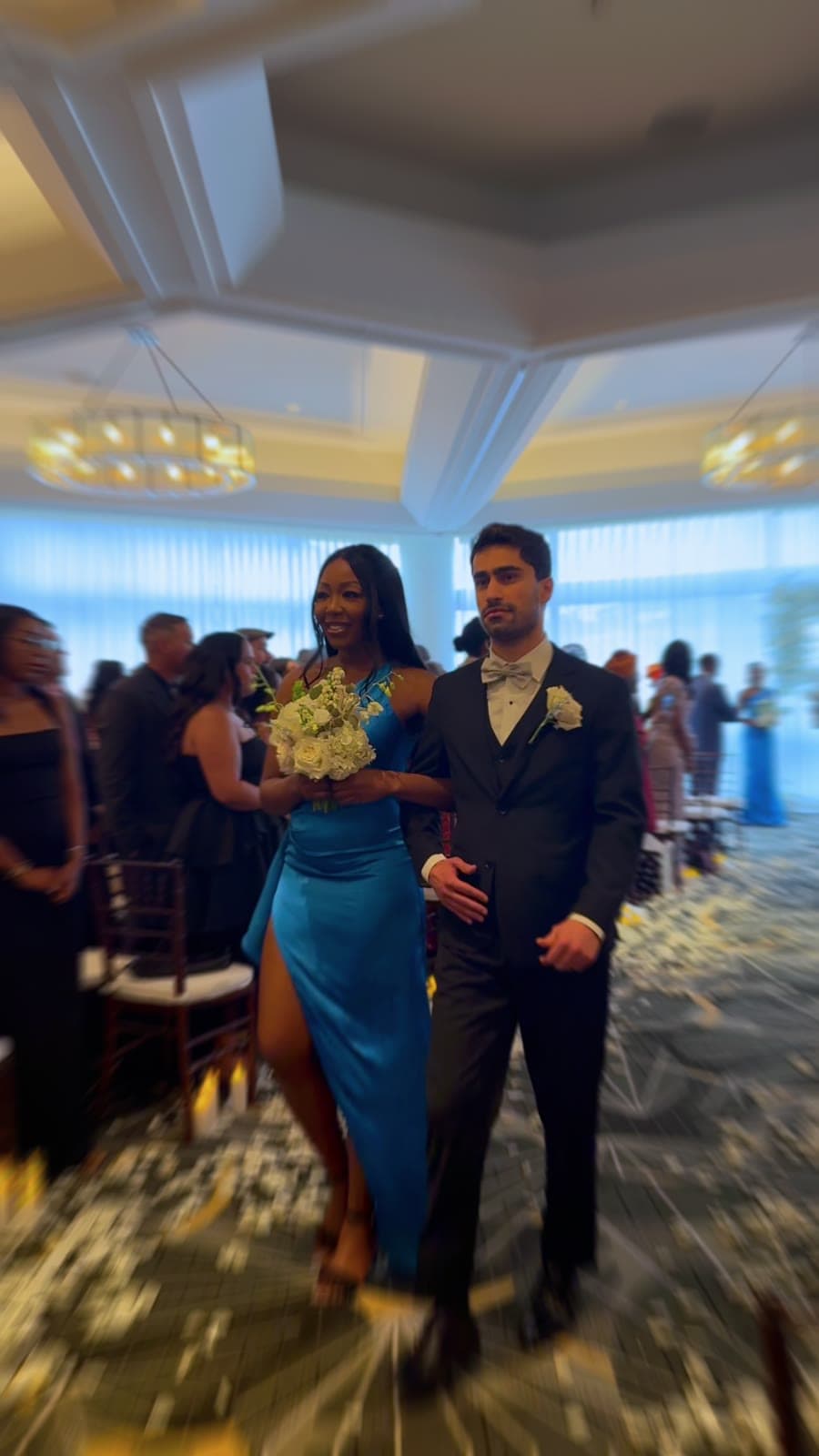Mfonabasi's white wedding, highlight